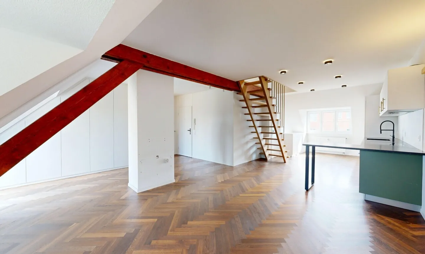 Appartamento duplex elegante con 3 camere nel quartiere Breite - Foto 3 di 11