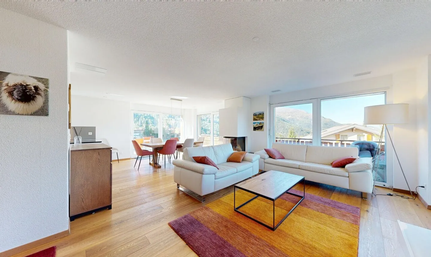 Außergewöhnliches Chalet mit Panoramablick in Bürchen - Foto 7 von 11