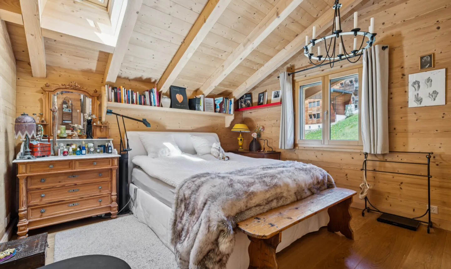 Chalet de charme + loft indépendant - vue sur les Dents du Midi - Foto 9 di 11