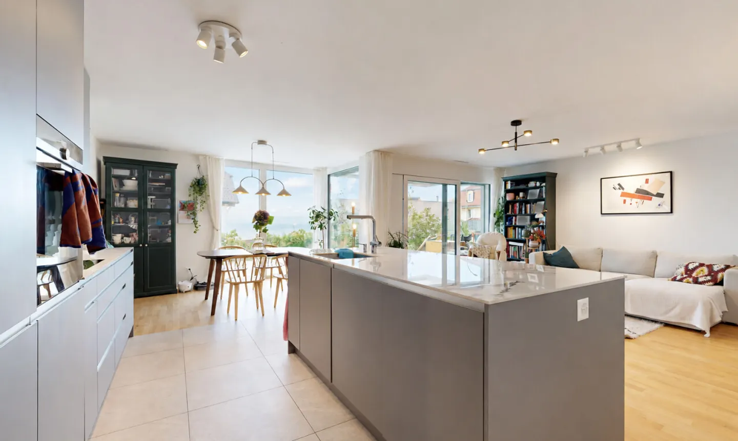 4.5 rooms of 2024 with garden, terrace and lake view - Photo 4 of 11