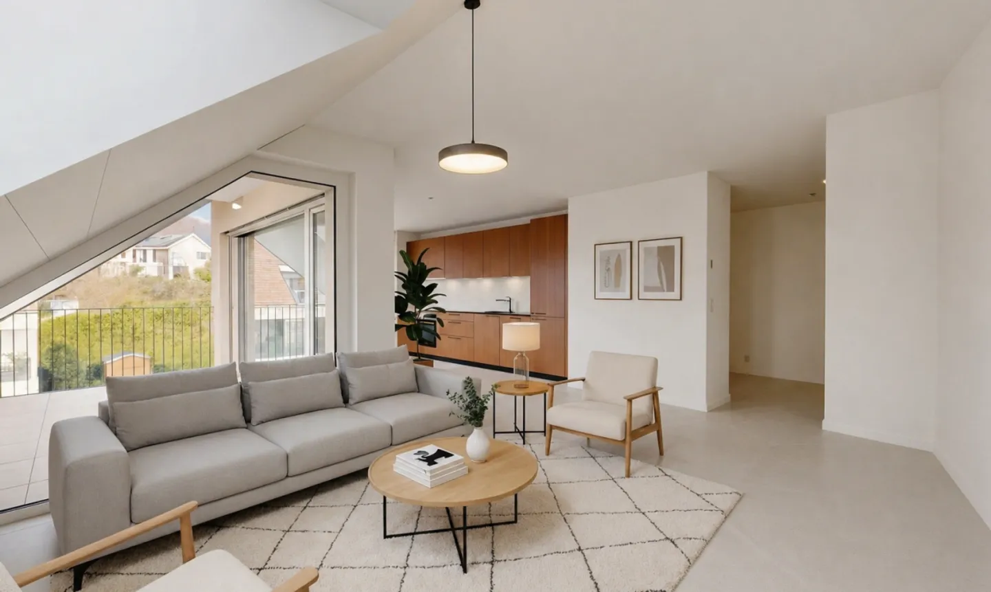 Appartement Attique Moderne à Champagne - Photo 2 sur 11