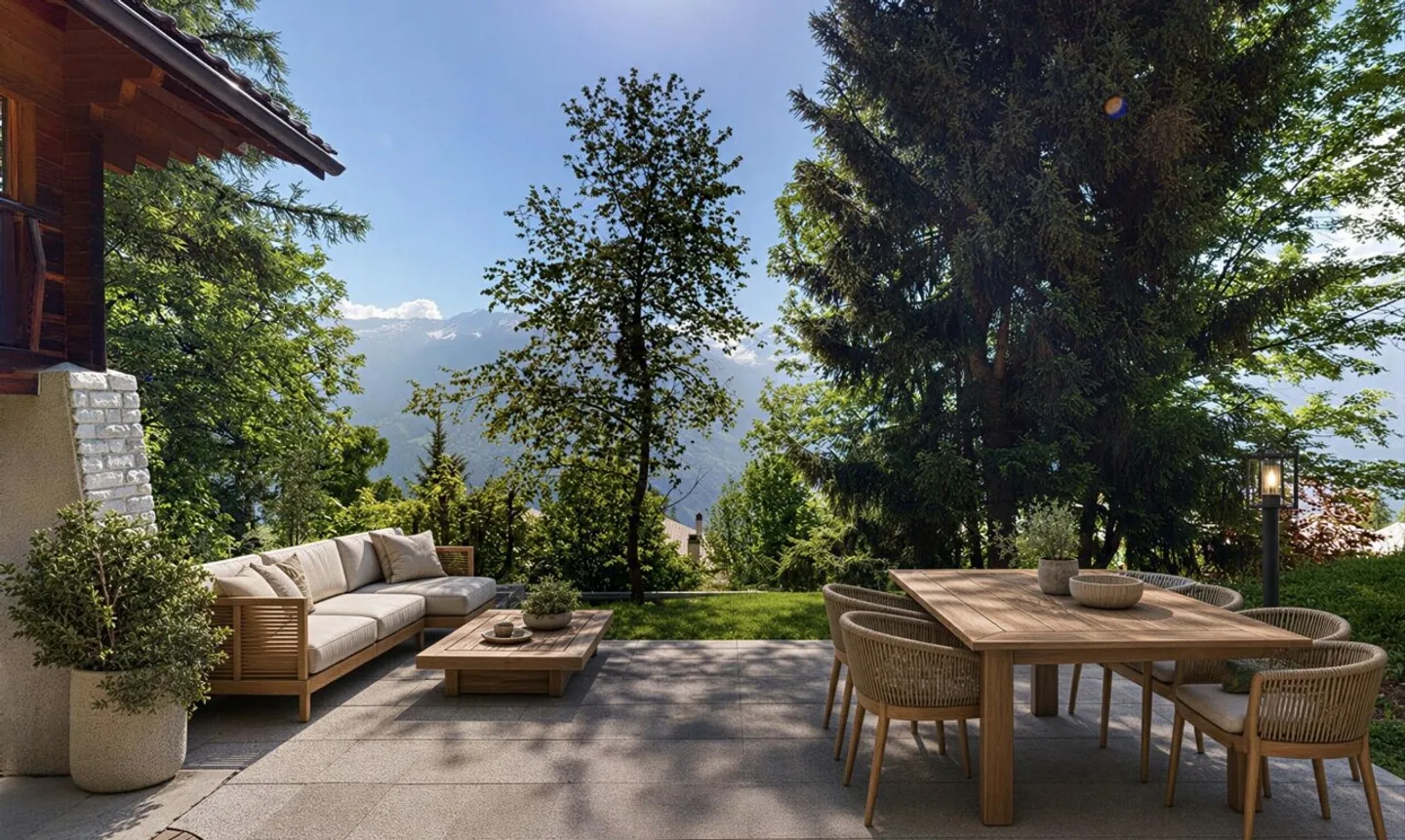 Magnifico chalet di montagna con vista panoramica a Hérémence - Foto 3 di 11