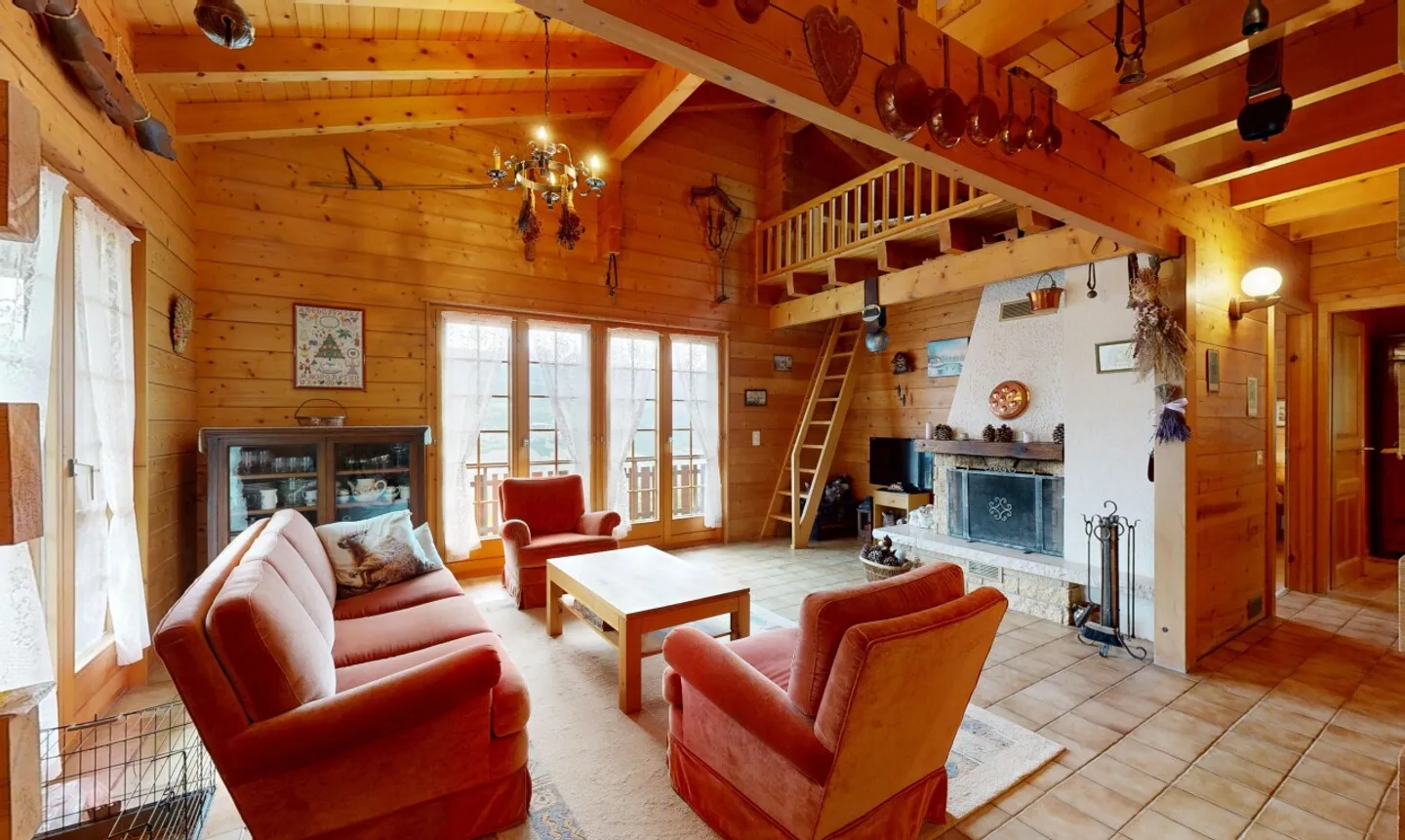 Authentische Blockhütte in den Höhenlagen von Grône - Foto 8 von 11