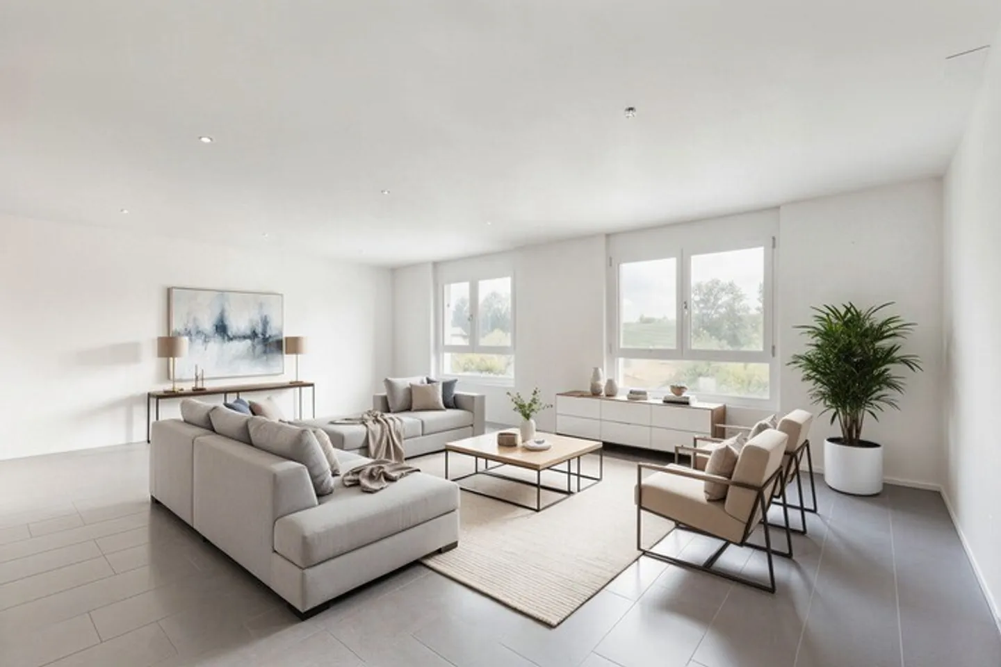 Südseitige Penthouse-Wohnung in ruhiger Lage zwischen Stadt und Land - Foto 5 von 11