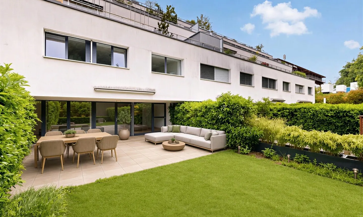 Elegantes Duplex im Gartengeschoss in privilegierter Lage - Foto 1 von 11