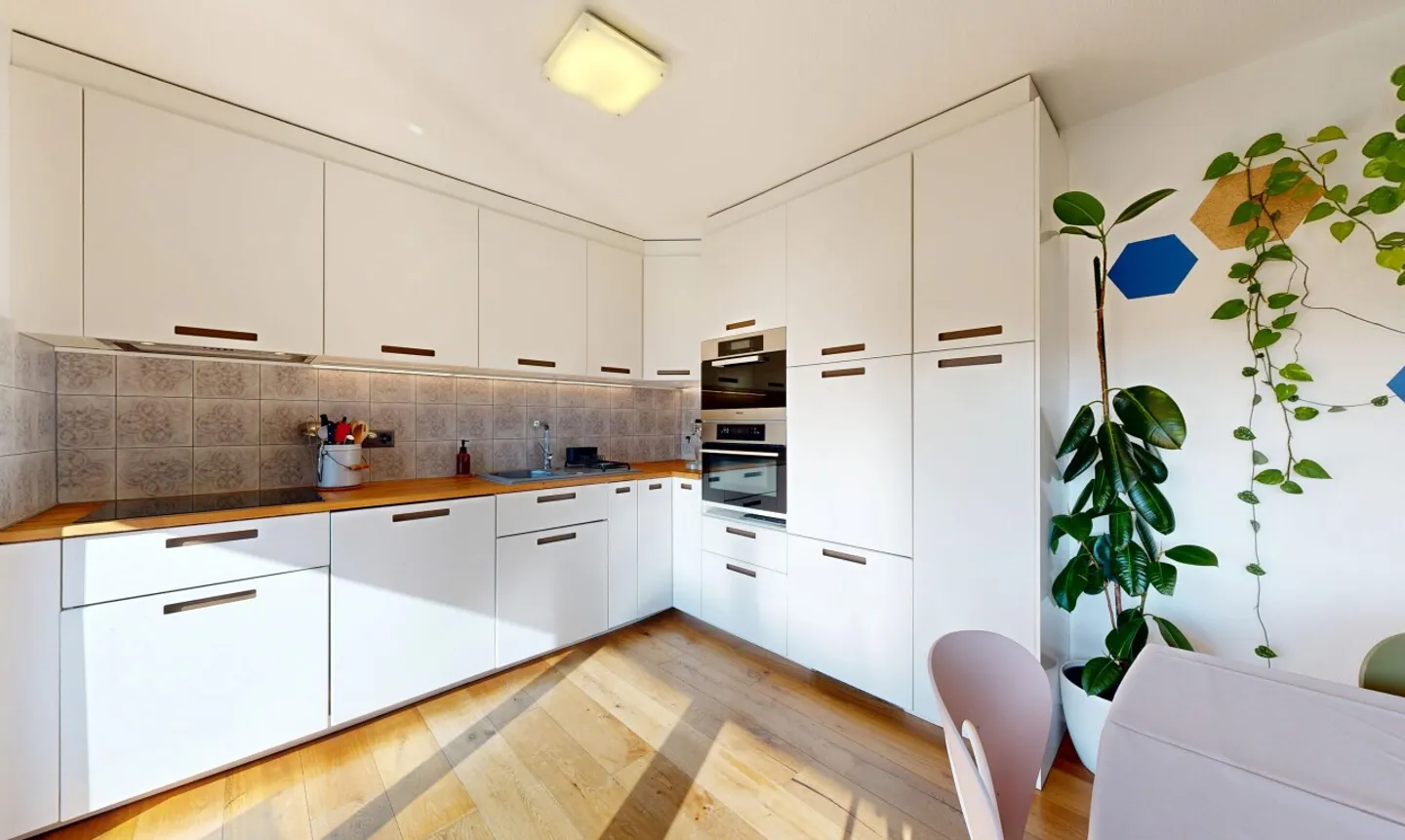 Schöner Duplex mit 4,5 Zimmern in absoluter Ruhe in Renens - Foto 5 von 11