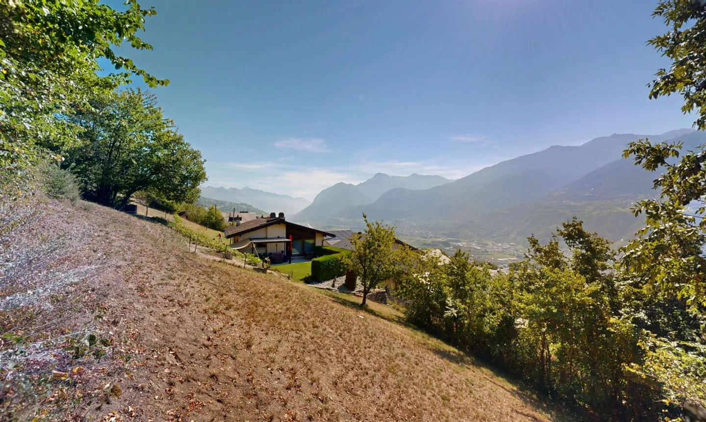 Magnifique terrain constructible de 893 m² à Flanthey (Lens) - Foto 4 von 11