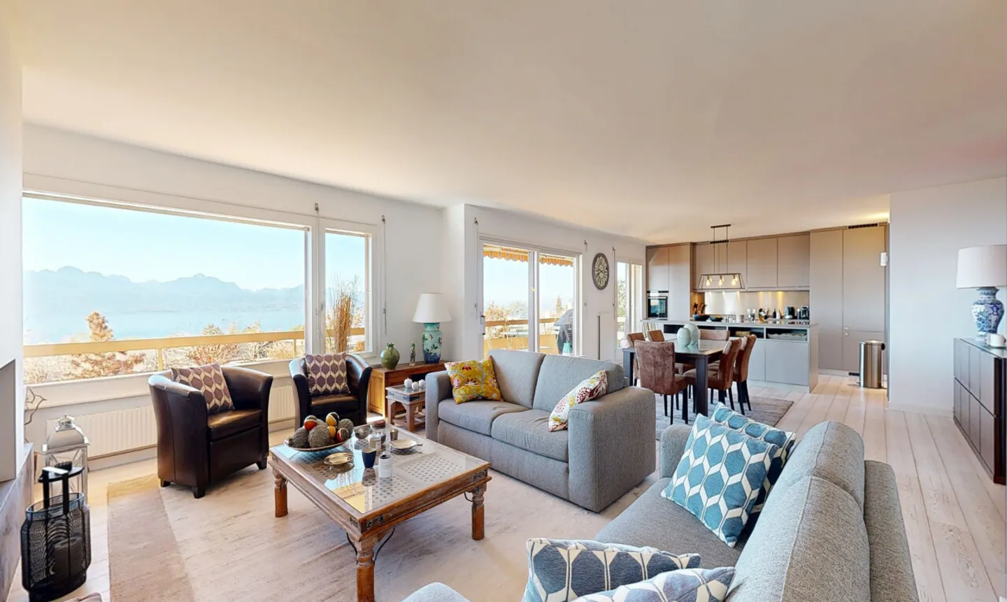 Magnifique appartement de 4,5 pièces avec vue panoramique sur le lac - Photo 4 of 11