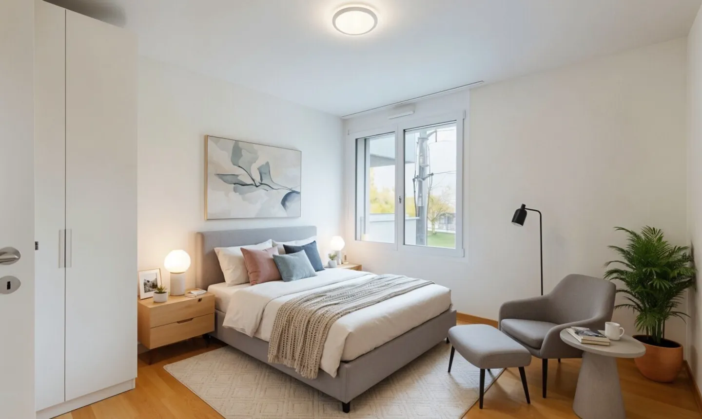 A Payerne – Appartamento moderno di 3,5 locali con balcone - Foto 9 di 11