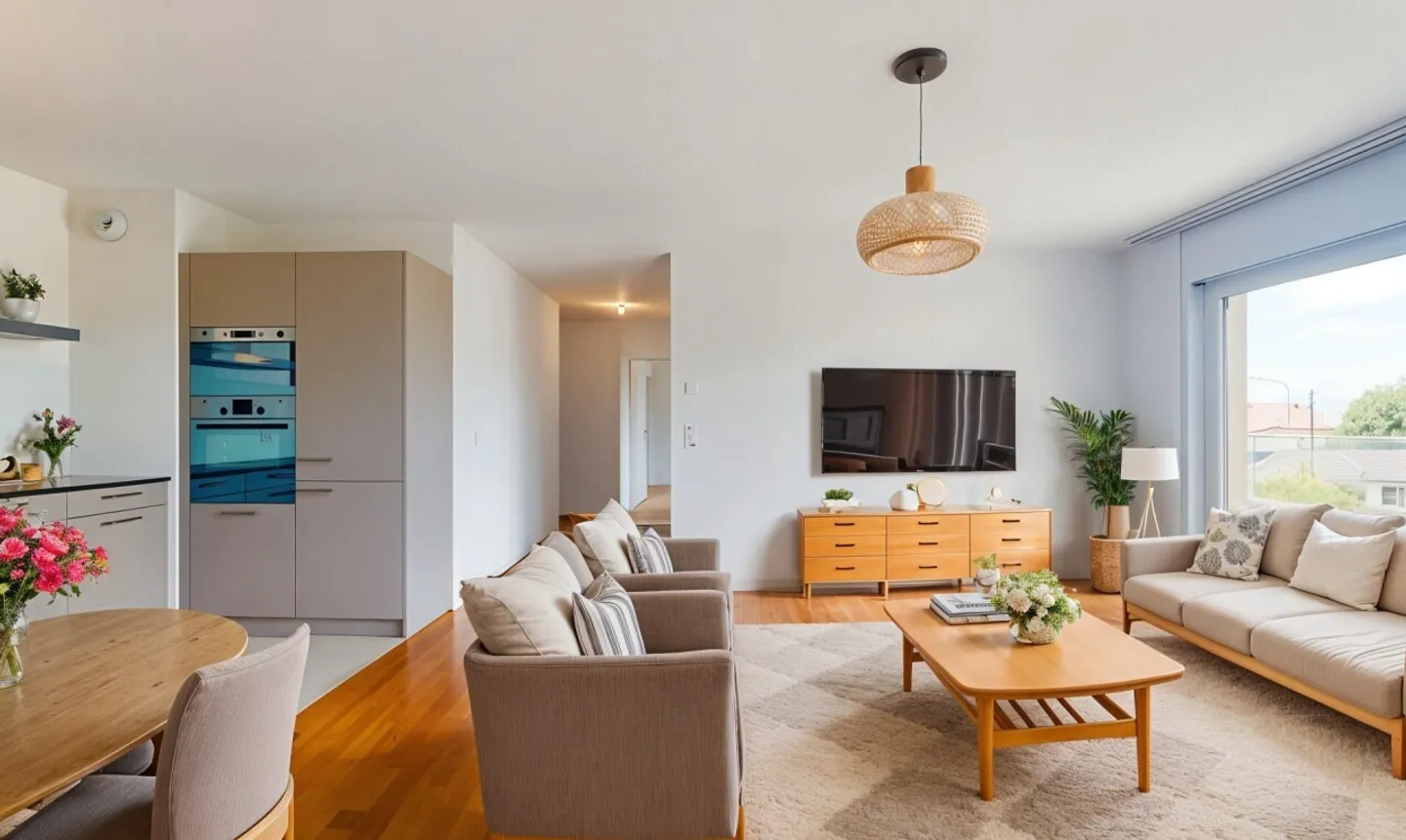 Helle 3,5-Zimmer-Wohnung mit großem Balkon - Foto 1 von 13