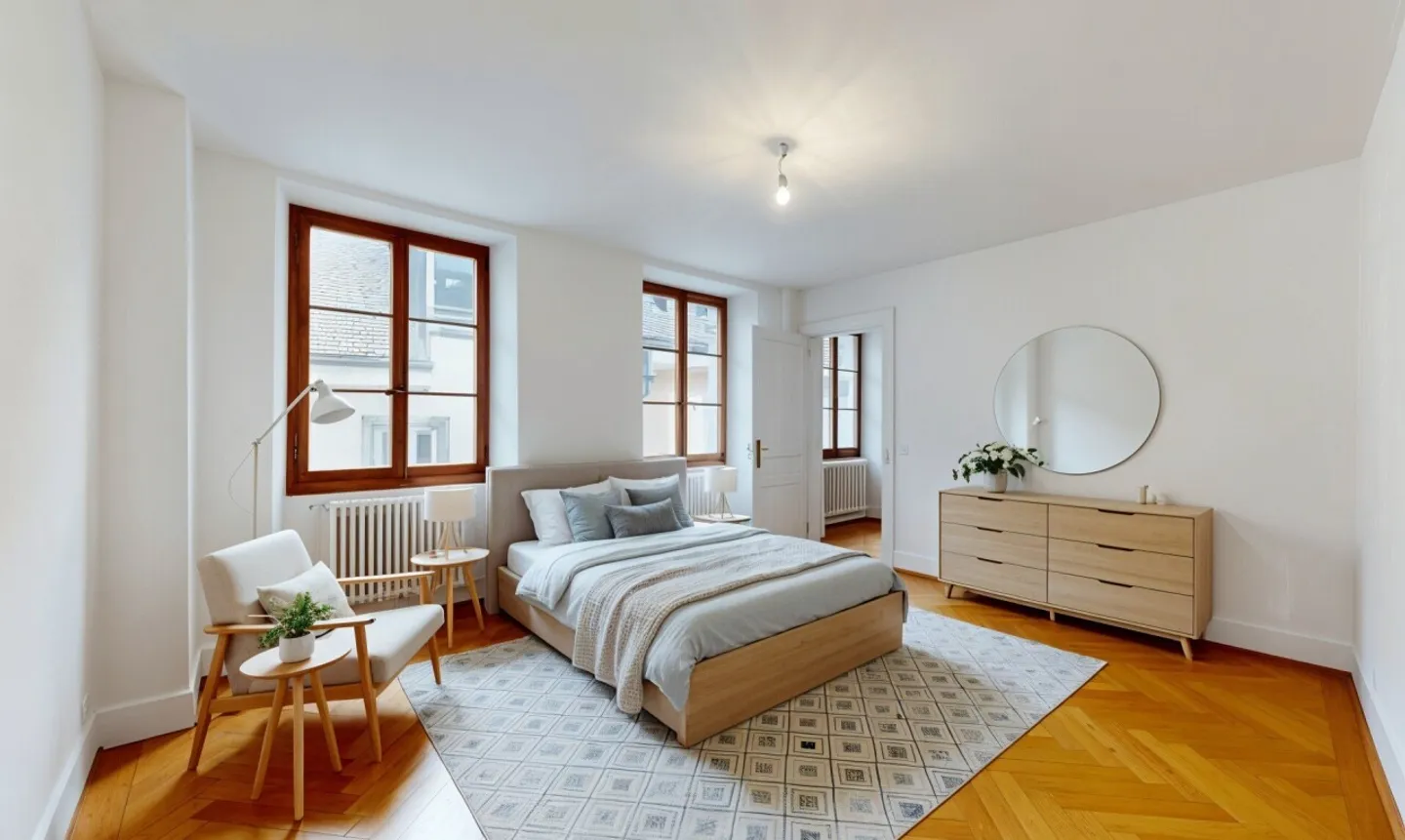 Selten in Vevey: 4,5 Charakterräume nur wenige Schritte vom Genfersee entfernt - Foto 1 von 13