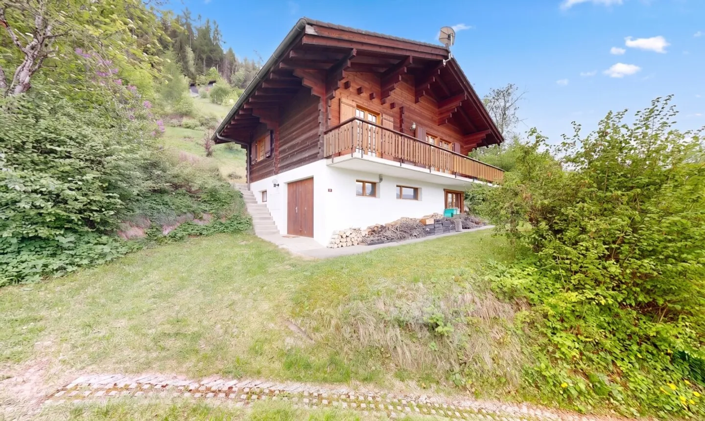 Authentische Blockhütte in den Höhenlagen von Grône - Foto 5 von 11