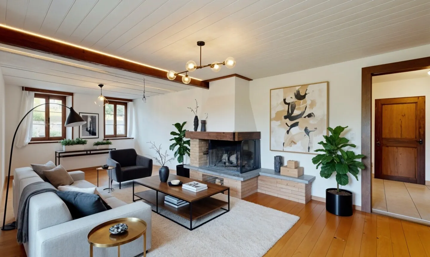 Bel Appartement avec Jardin à Sottens - Photo 2 sur 13