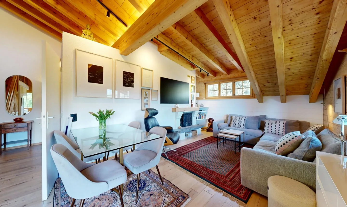 Beautiful apartment with mezzanine and panoramic view – Chesières, Villars - Photo 3 of 11