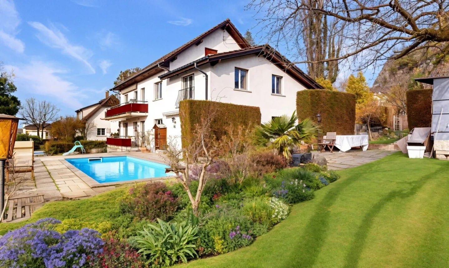 Wohnung mit privatem Garten und Gemeinschaftspool - Foto 1 von 11