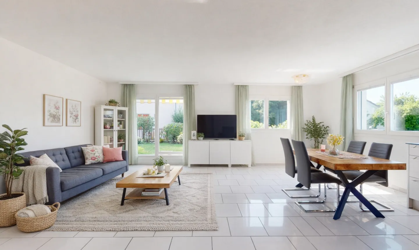 Geräumige Gartenwohnung in Zürich - Foto 1 von 12