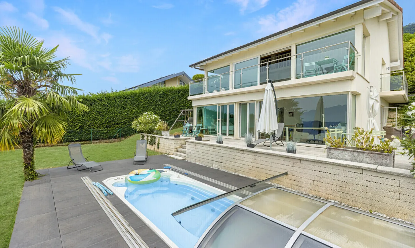 Villa eccezionale con vista mozzafiato sul lago di Ginevra - Foto 4 di 11