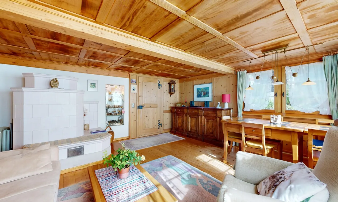 Two historic halves of a house with garden and mountain view in Luchsingen - Photo 4 of 13