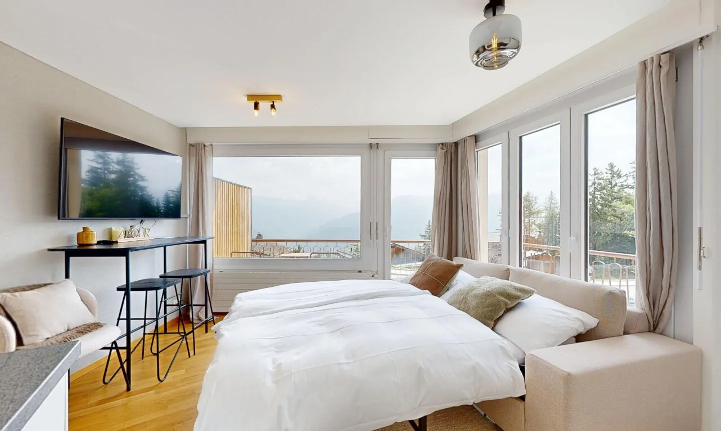 Superbo studio soleggiato a Crans-Montana - Foto 2 di 11