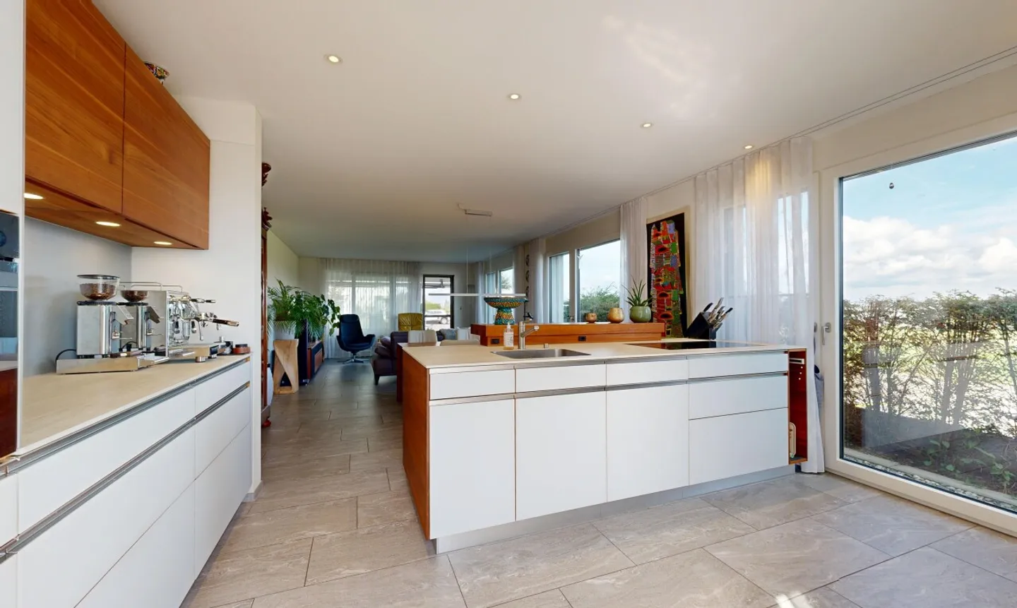 Appartement de jardin exclusif de 4,5 pièces avec vue sur le lac et équipements de qualité - Photo 5 sur 11
