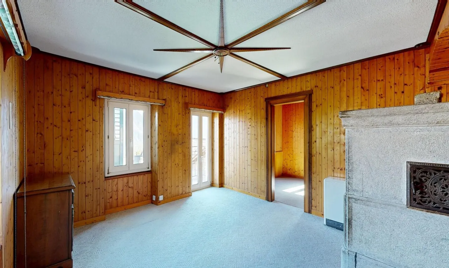 4,5-Zimmer-Wohnung zu renovieren mit Garten und ausbaubarem Dachboden - Foto 3 von 11