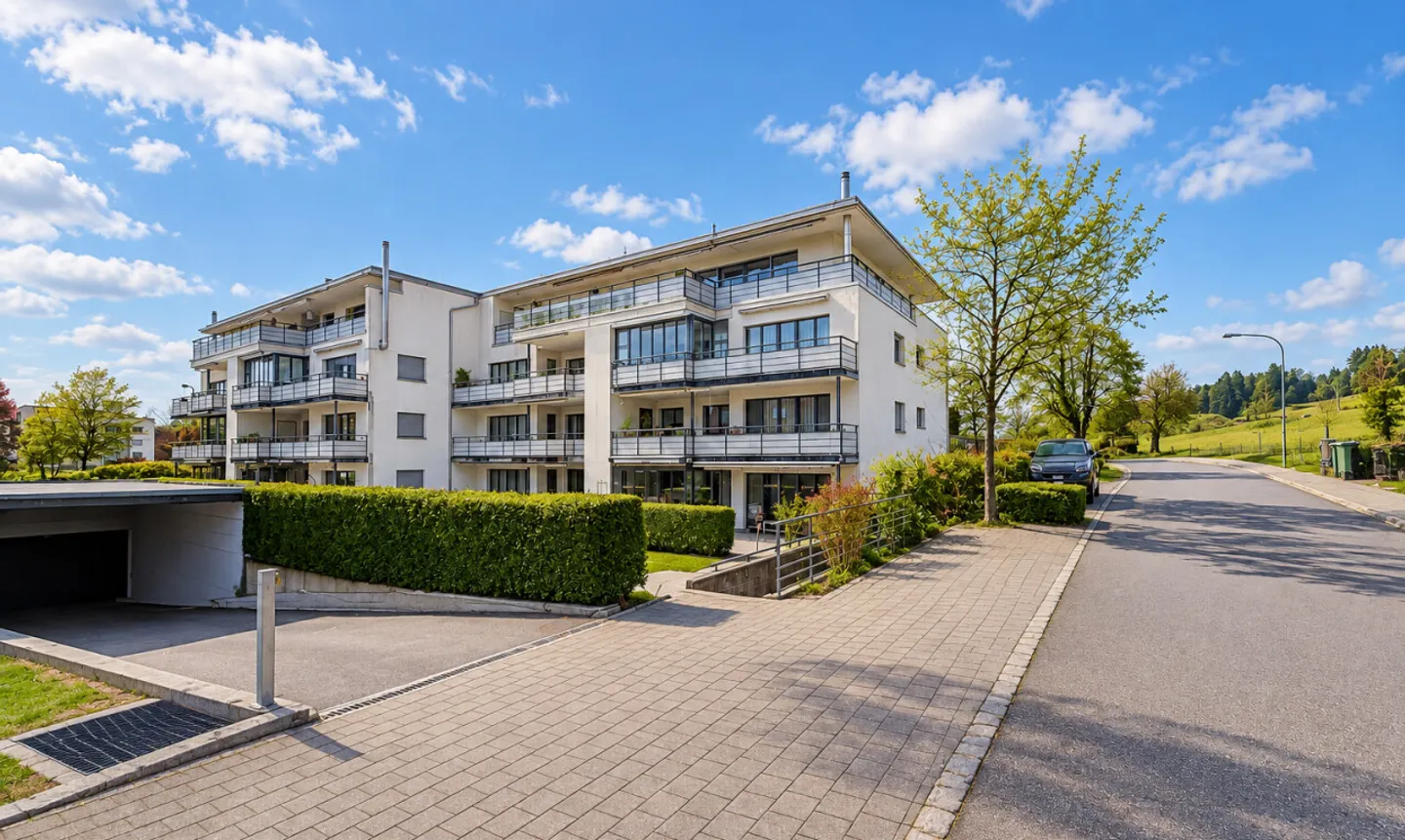 Appartement penthouse de 5,5 pièces élégant avec vue dégagée - Photo 12 sur 13