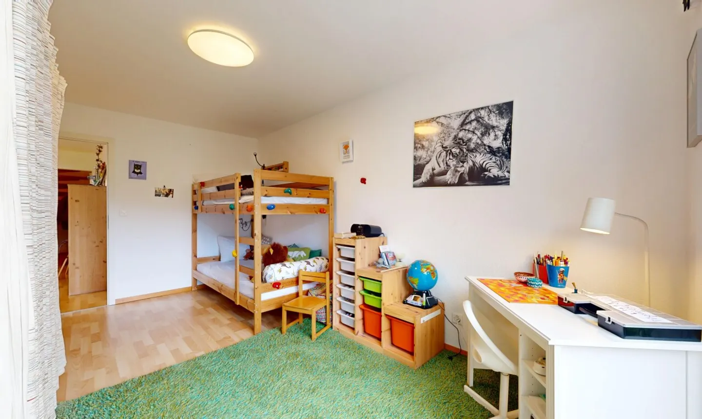 Duplex 5.5 pcs de 166 m² avec cheminée à La Chaux-de-Fonds - Foto 8 di 11
