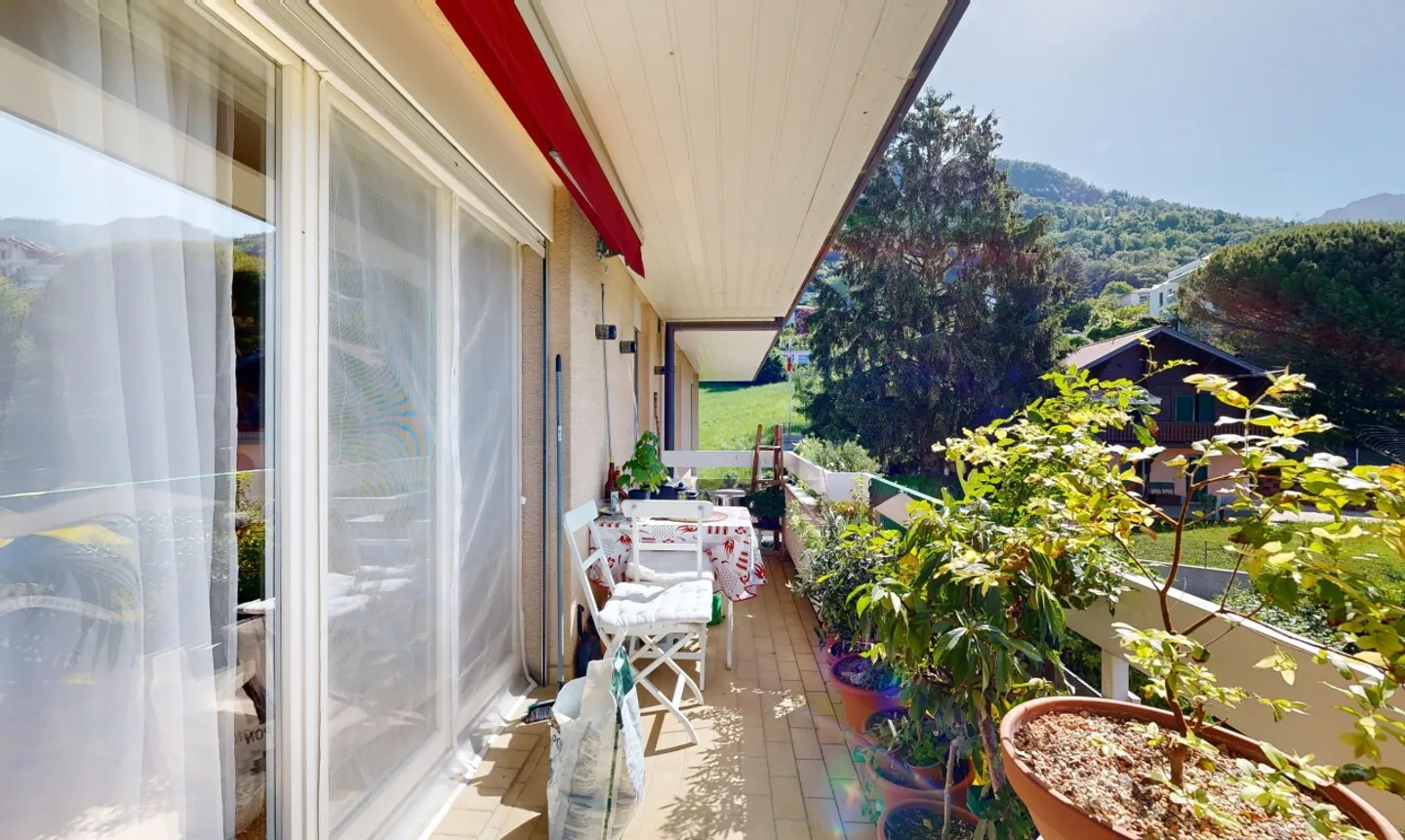 3,5-Zimmer-Wohnung mit Balkon – Mietinvestition, Chernex - Foto 8 von 11