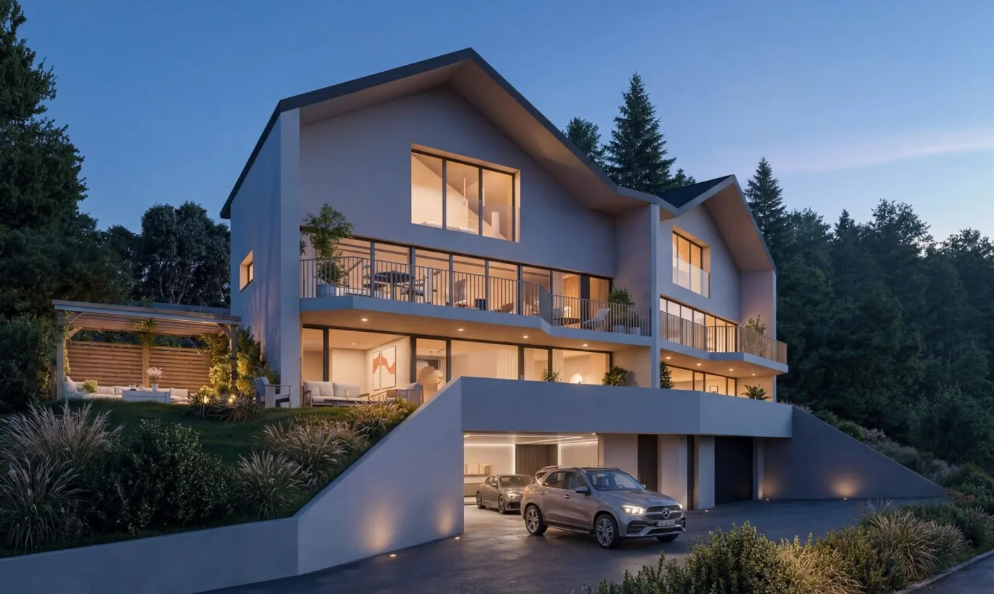Hochwertige Villa mit Panoramablick auf den See - Genehmigung in Kraft - Foto 5 von 9