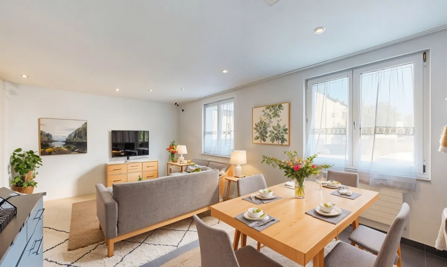 Renovated 4.5-room apartment in Zurich-Seebach - Photo 2 of 11