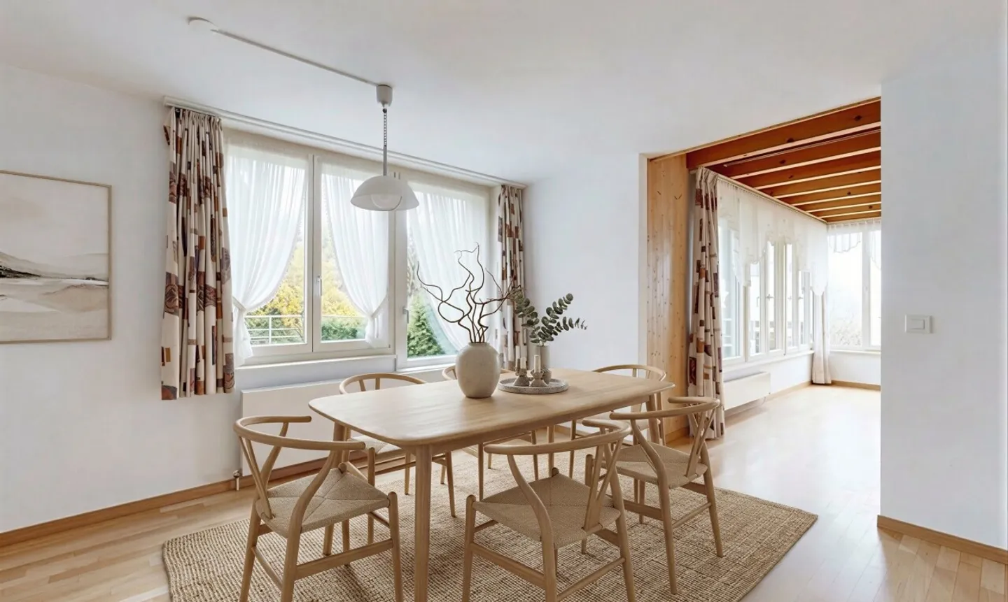 Appartamento 3.5 locali con vista panoramica sulle montagne del Hasliberg - Foto 4 di 11