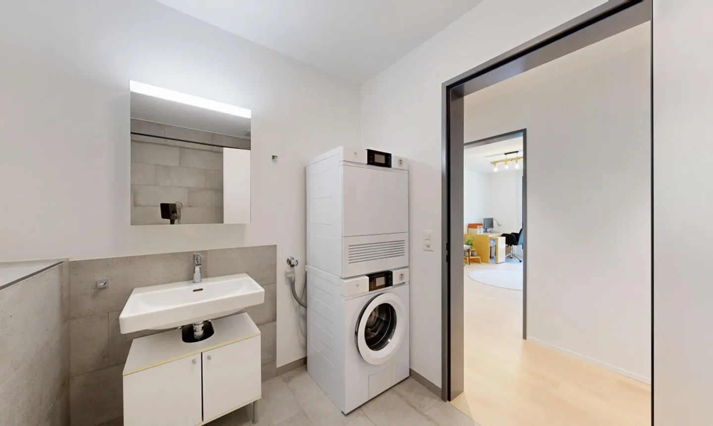 Moderne 4.5 Zimmer Wohnung mit Aussicht ins Grüne - Photo 10 of 11
