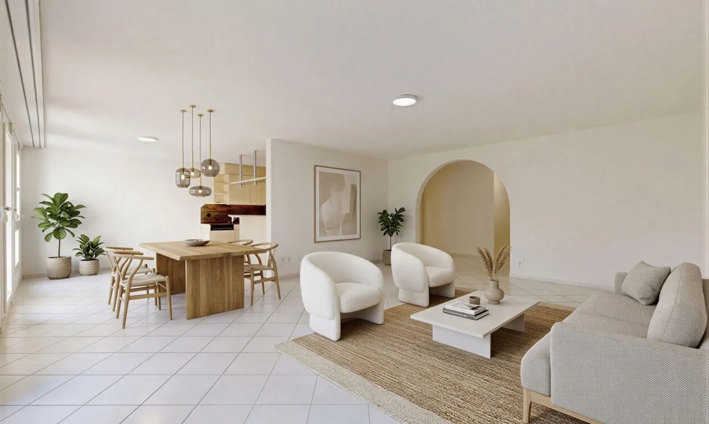 Spacieuse maisonnette de 4.5 pièces avec jardin - Photo 3 sur 11