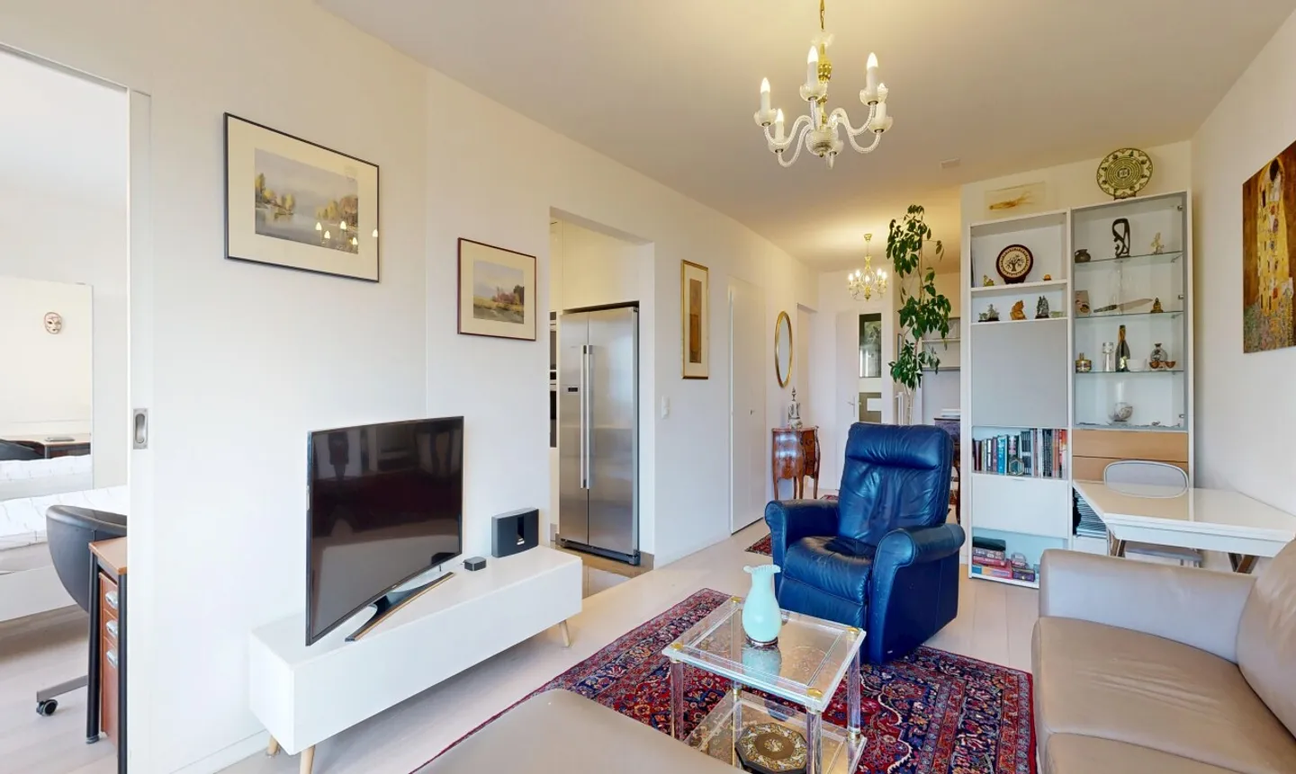 Schöne renovierte 4,5-Zimmer-Wohnung mit Seeblick in Lausanne - Foto 3 von 11