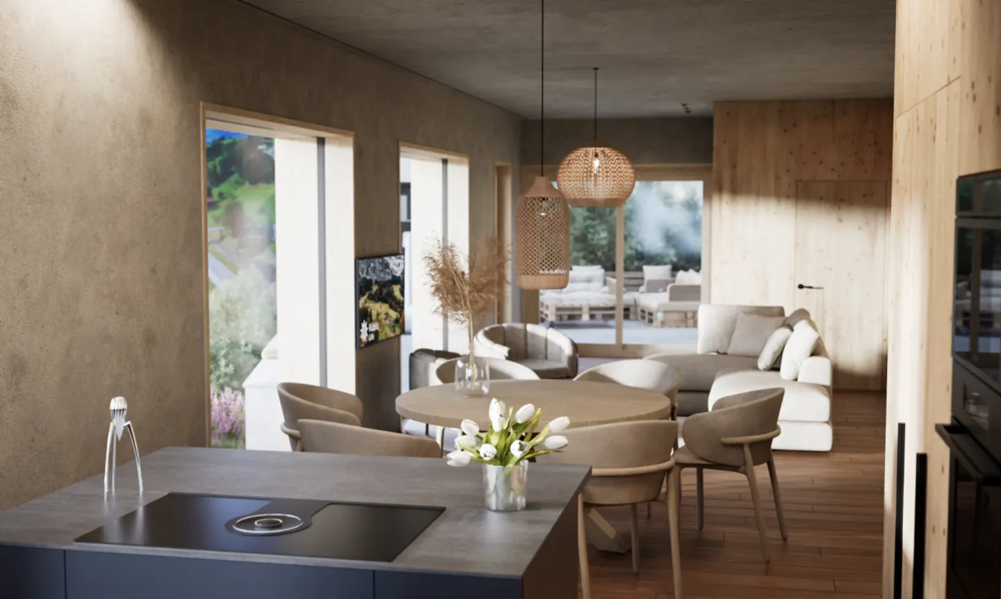 Single-family house in shell construction with design potential in Küblis - Photo 5 of 11