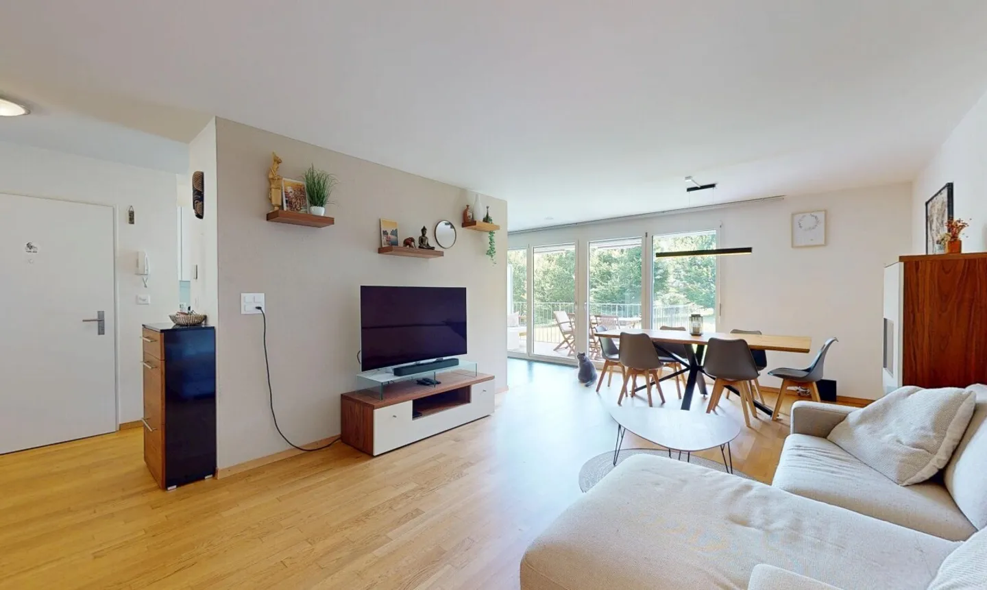 Bel appartement Minergie de 3,5 pièces au calme absolu - Foto 1 di 13