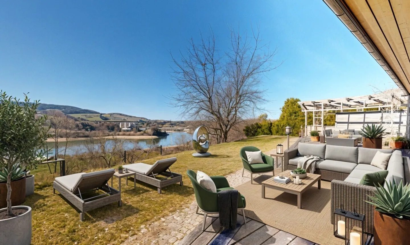 Exceptional villa with panoramic view of the lake - Photo 3 of 11