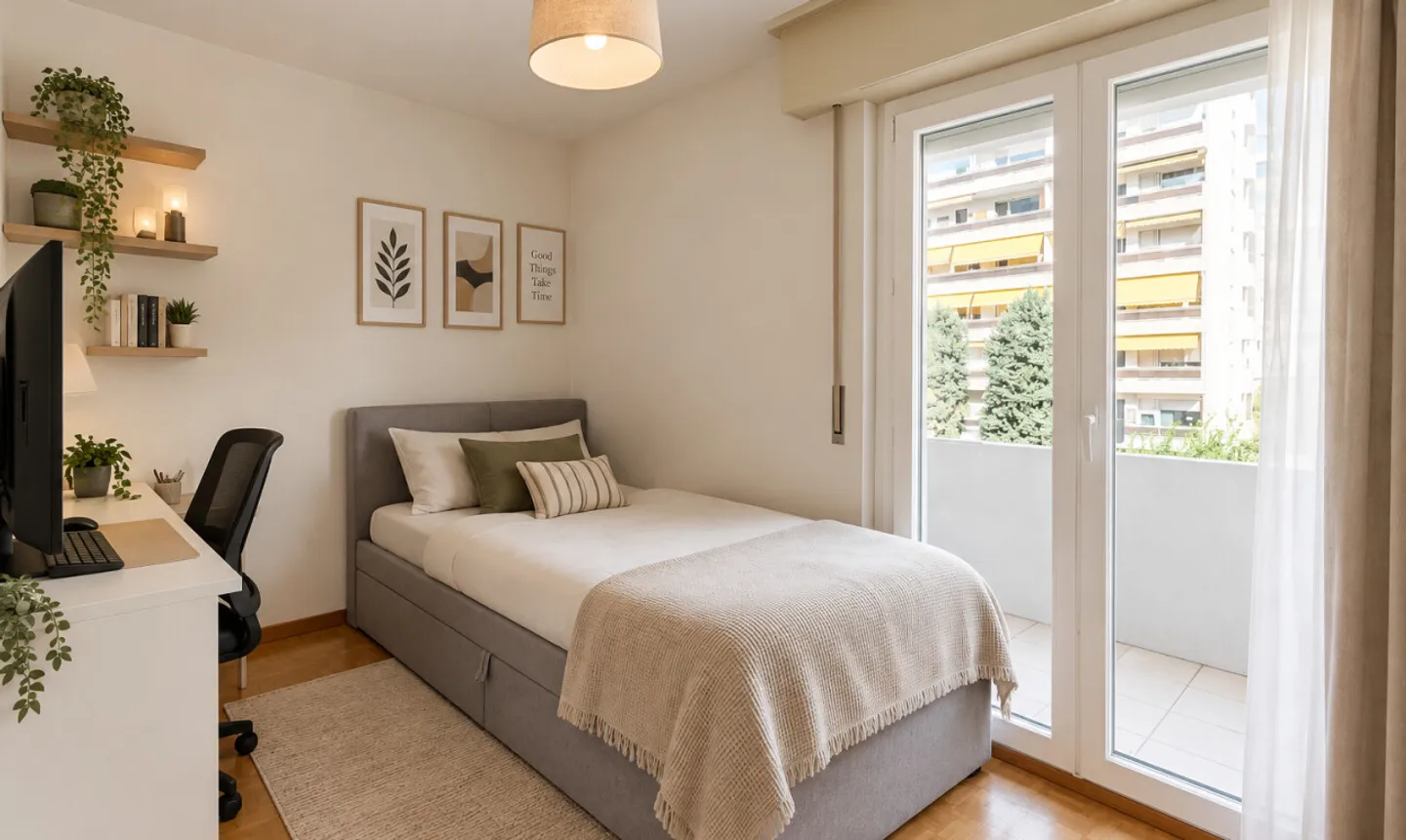 Appartement spacieux avec balcons - Photo 10 sur 11