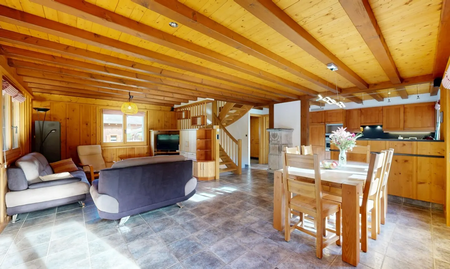Chalet à Lourtier - Foto 4 von 11
