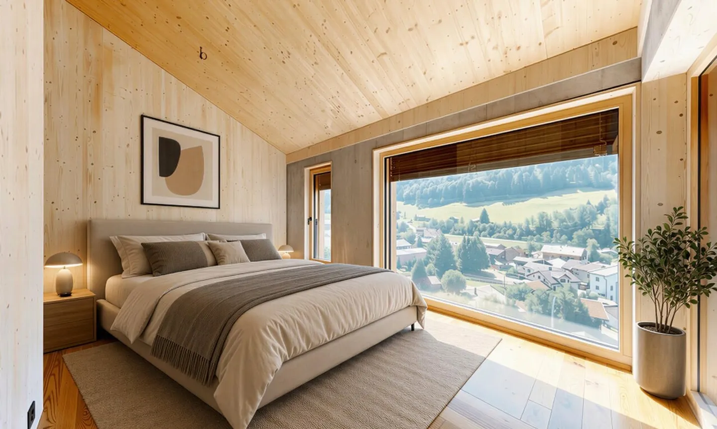 Newly built penthouse apartment with special architecture and mountain view - Photo 7 of 11