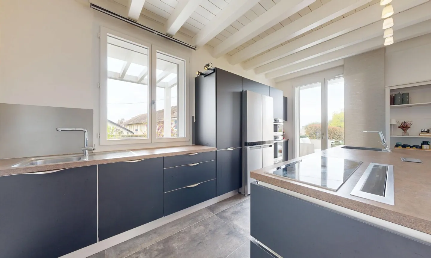 Casa a schiera luminosa con giardino in assoluto silenzio a Mont/Rolle - Foto 7 di 13