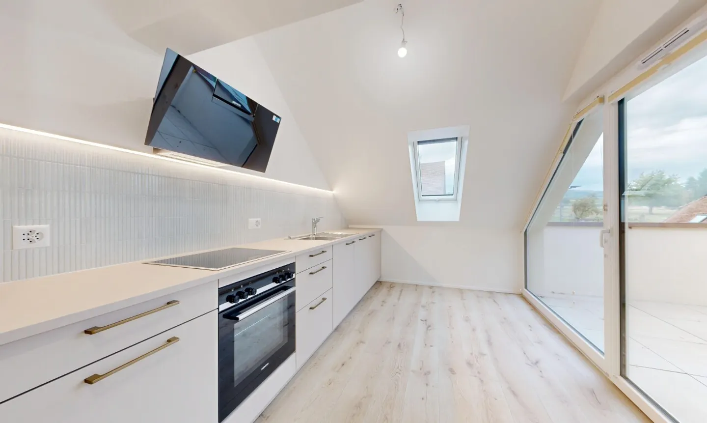 Bioley-Magnoux – 4.5 new rooms on the top floor with covered balcony - Photo 3 of 11