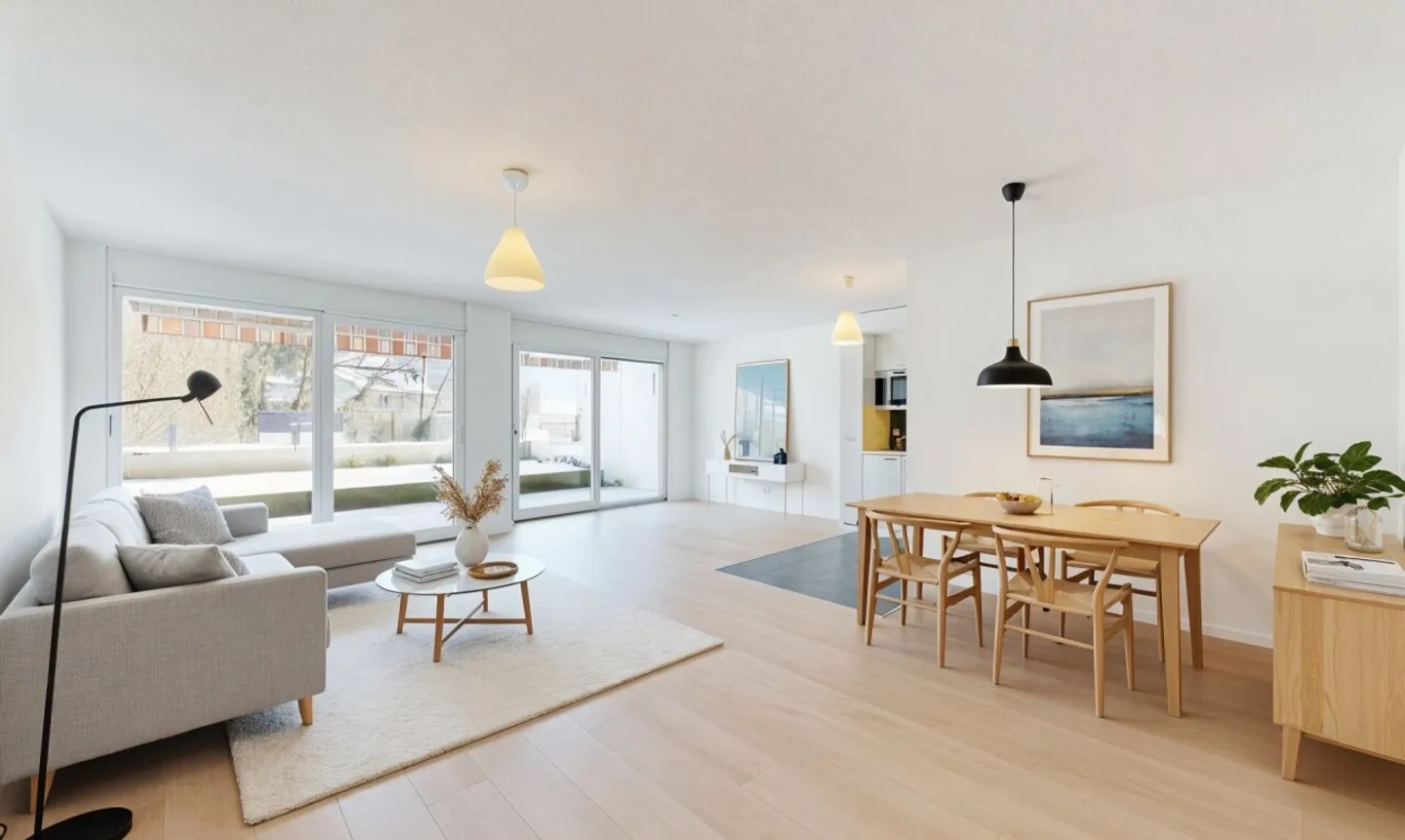 Spazio, comfort e serenità: 4,5 locali a Clarens - Foto 3 di 13