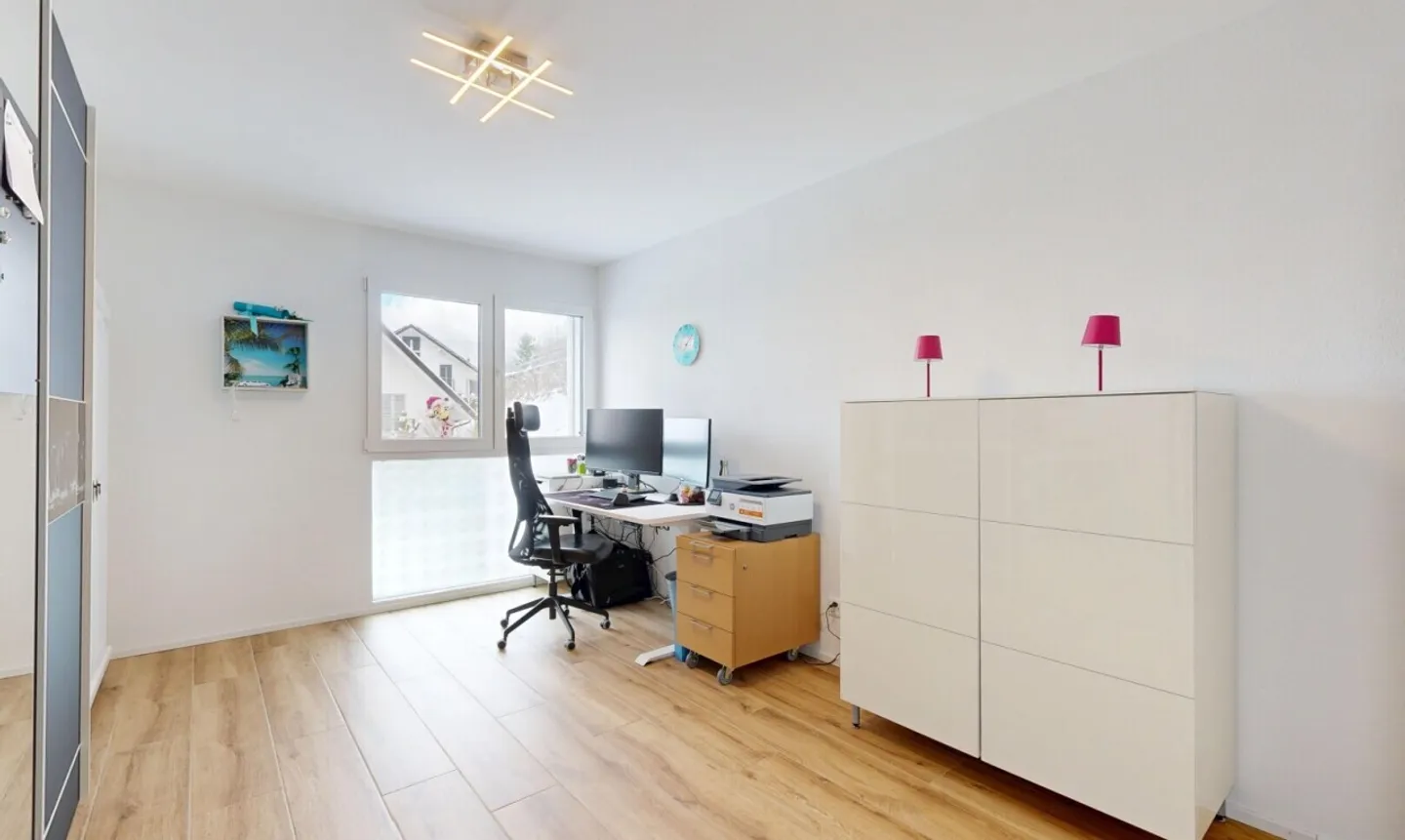 Wohnen mit Aussicht stilvolle Terrassenwohnung in Plasselb - Photo 8 of 11