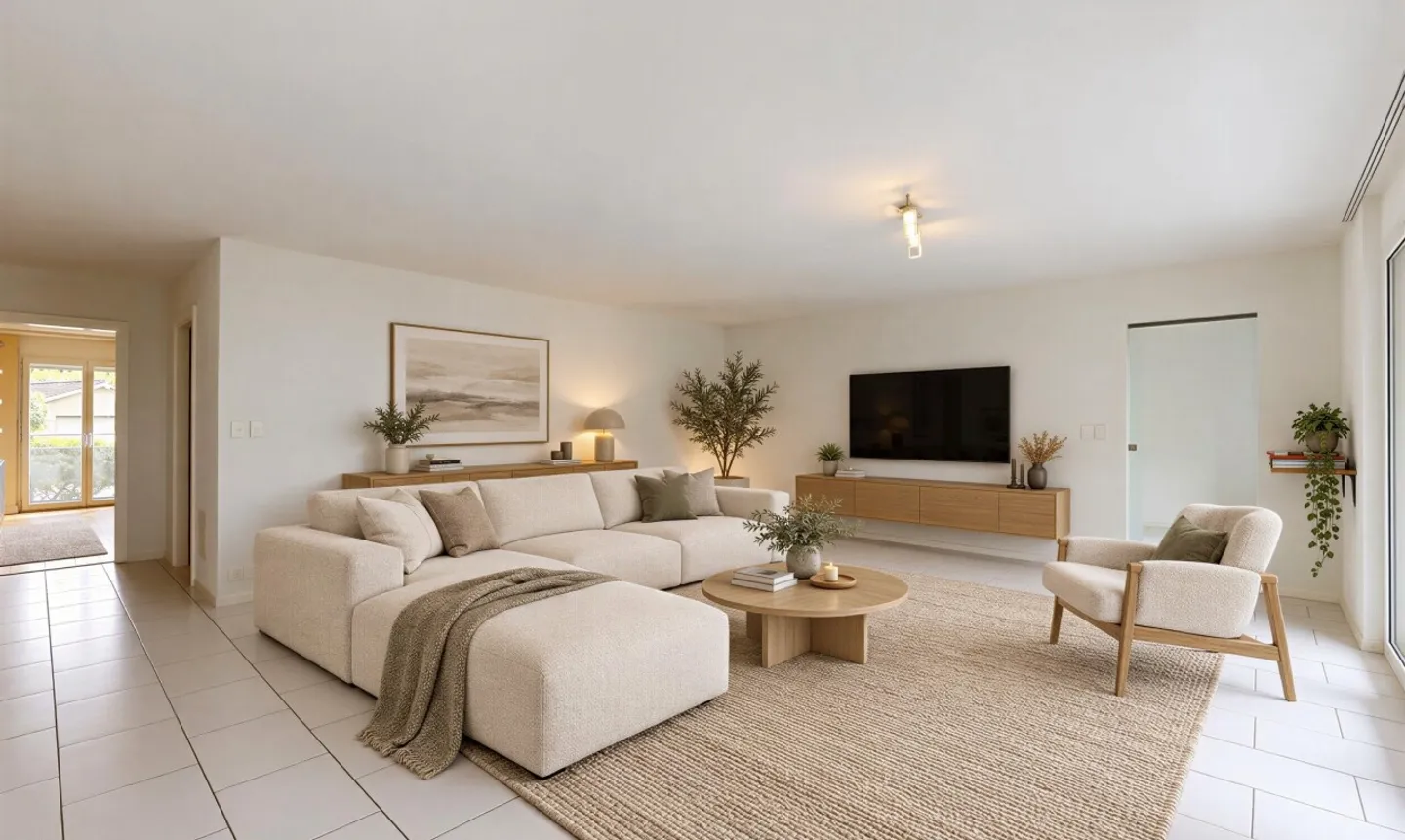 Garden-level 5.5 rooms in Morges, renovated, private garden - Photo 7 of 11