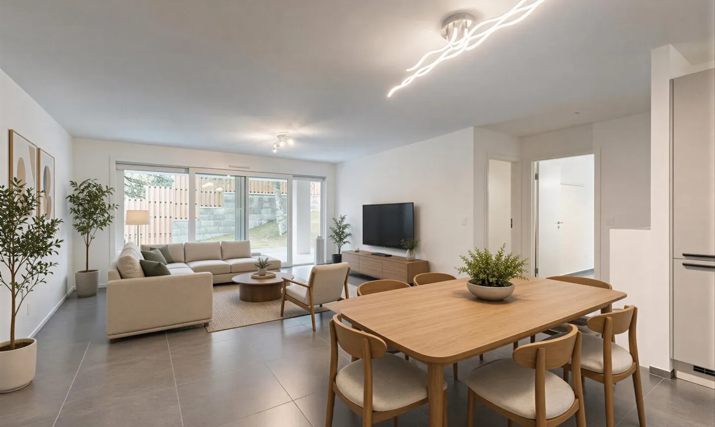 Schöne neue Wohnung mit Garten in einem kleinen Wohnkomplex - Foto 2 von 8