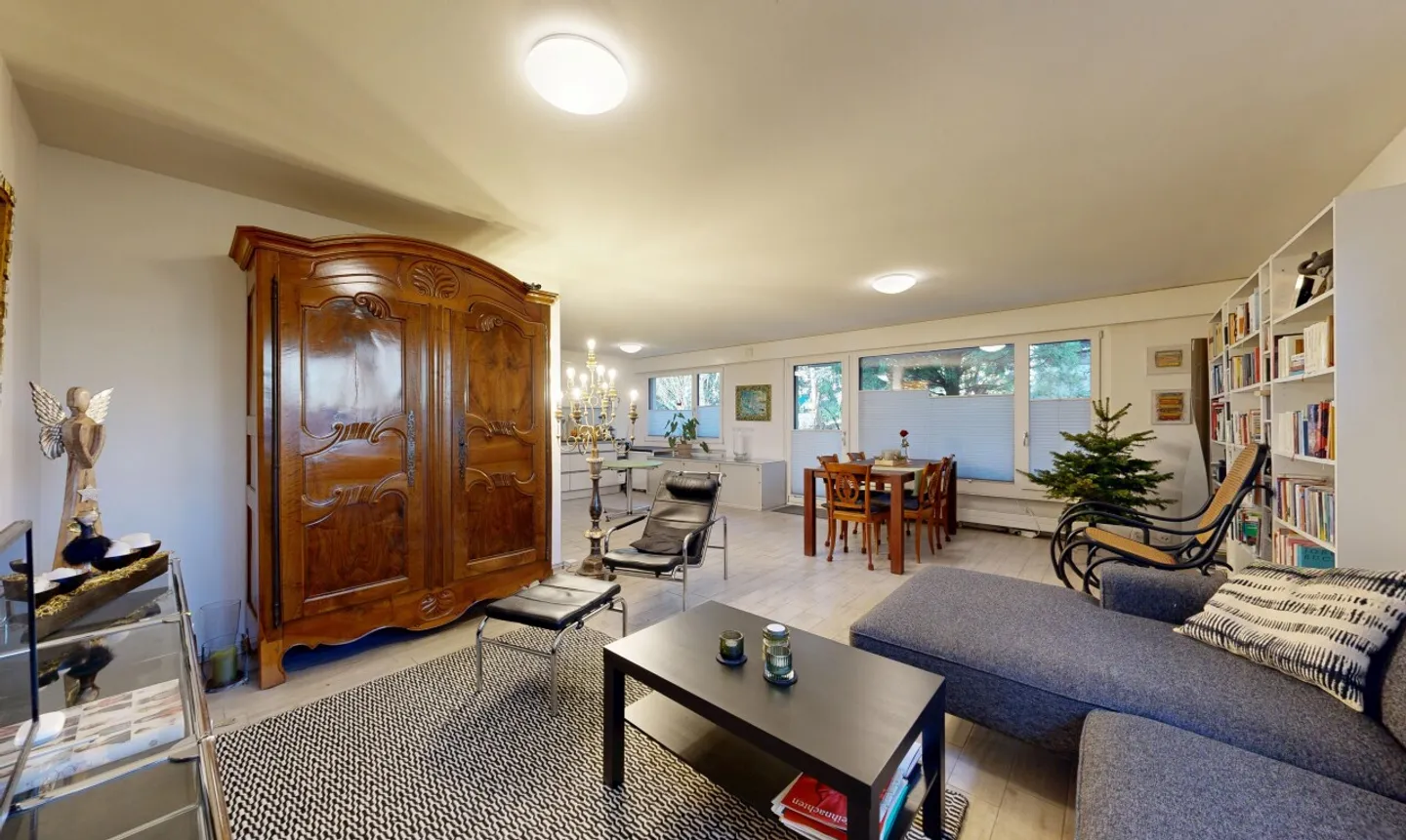 Eccezionale studio residenziale di 3,5 stanze con giardino e ufficio-laboratorio - Foto 4 di 11