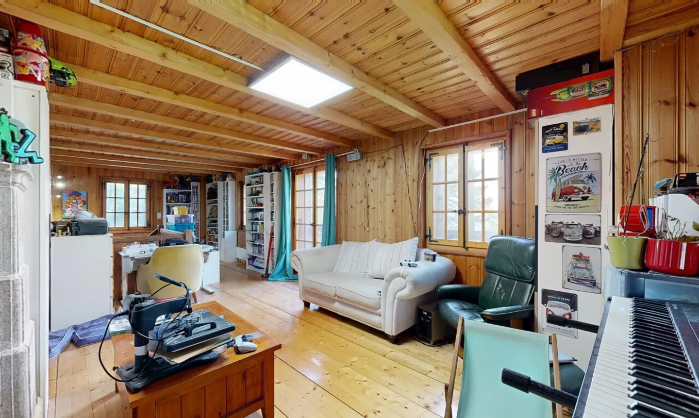 Les Giettes – Chalet de caractère sur un terrain d'exception - Photo 10 sur 11