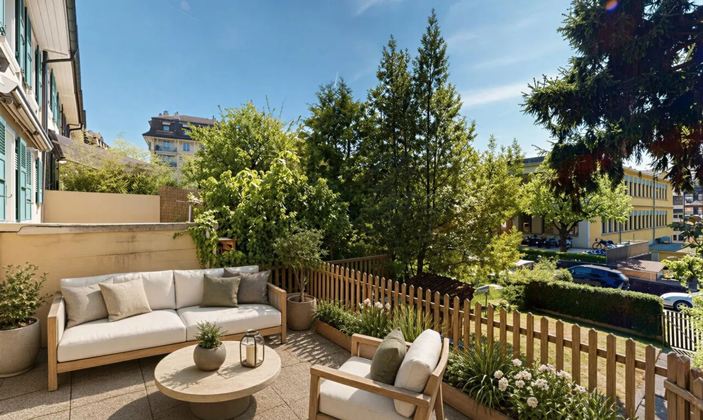 Reihenhaus mit großem Potenzial im Herzen von Lausanne - Foto 3 von 11