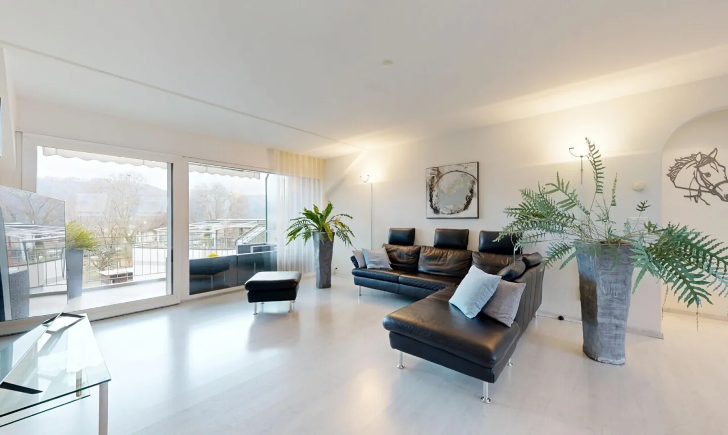 Charmante Dachwohnung mit Aussicht - Foto 4 von 11